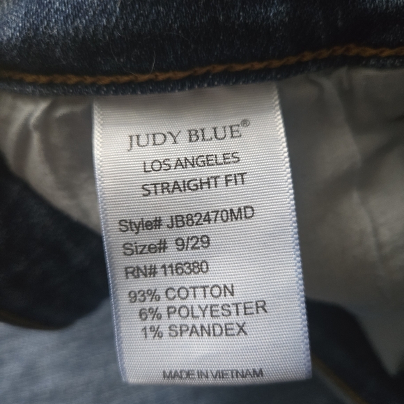Judy Blue High Waisted Straight Fit Judy Blue Jeans Size 9/29 - Picture 10 of 15